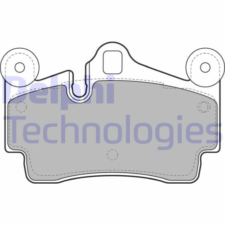 DELPHI LP1998 Brake Pads Set Rear for