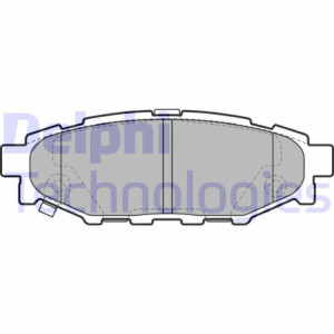 DELPHI LP1999 Pastillas de freno Trasero para