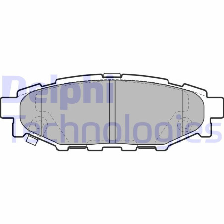DELPHI LP1999 Pastillas de freno Trasero para