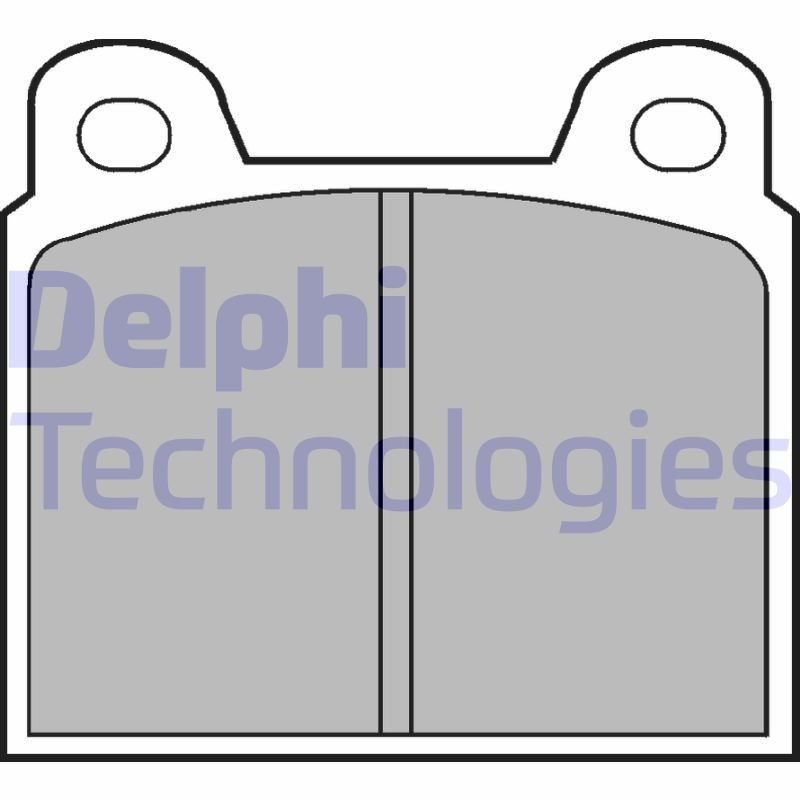 DELPHI LP20 Pastiglie freno Anteriore per