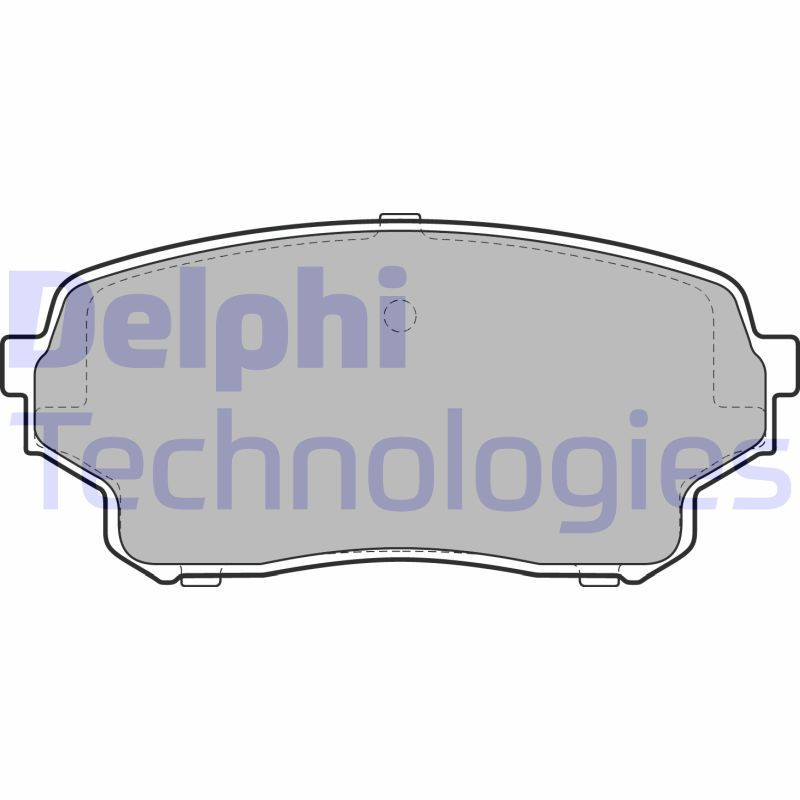 DELPHI LP2000 Pastiglie freno Anteriore per