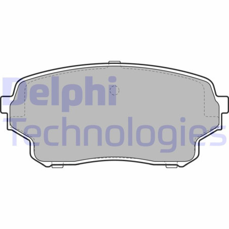 DELPHI LP2000 Plaquettes de frein Avant pour