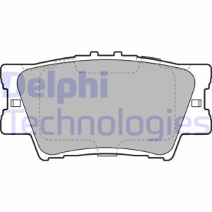 DELPHI LP2004 Brake Pads Set Rear for