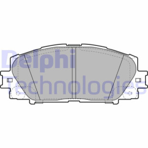 DELPHI LP2006 Brzdové platničky Predné pre