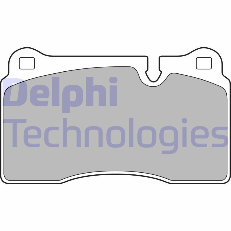 DELPHI LP2009 Pastillas de freno Delantero para