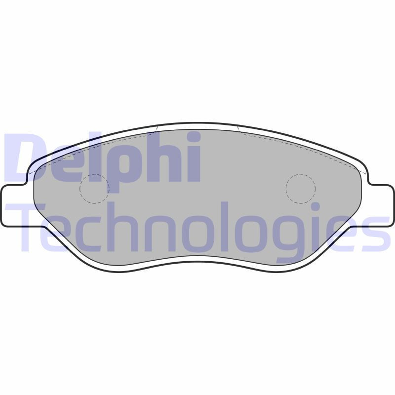 DELPHI LP2010 Plaquettes de frein Avant pour
