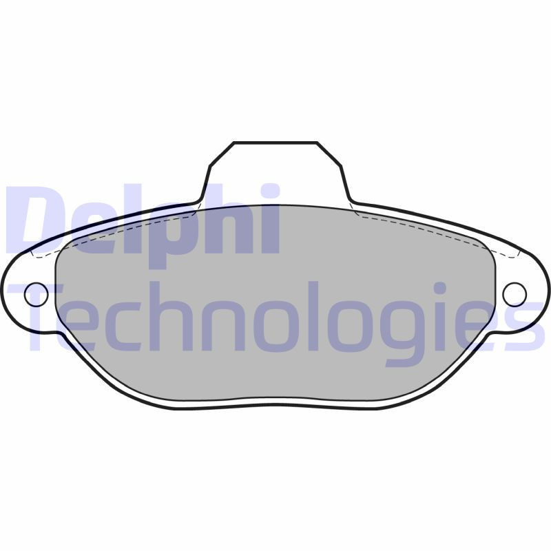 DELPHI LP2013 Brake Pads Set Front for