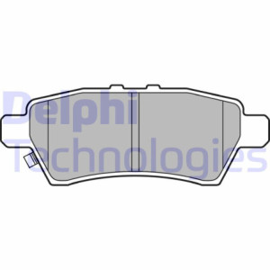 DELPHI LP2016 Brake Pads Set Rear for