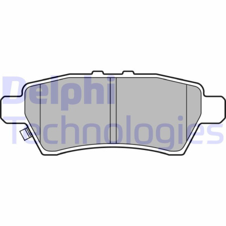 DELPHI LP2016 Brake Pads Set Rear for