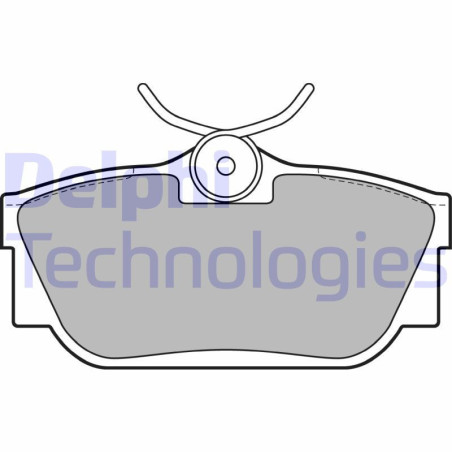 DELPHI LP2019 Brake Pads Set Rear for