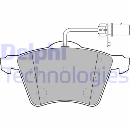 DELPHI LP2021 Brake Pads Set Front for