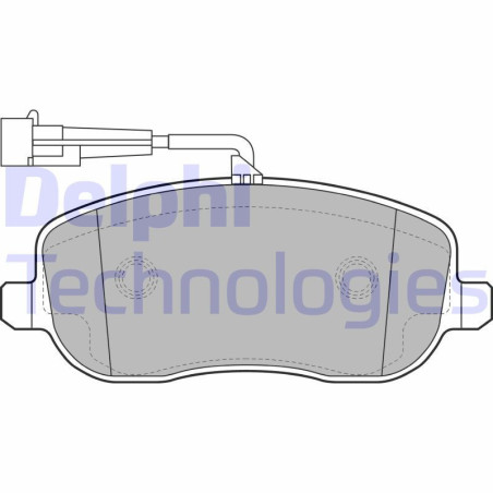 DELPHI LP2024 Brake Pads Set Front for