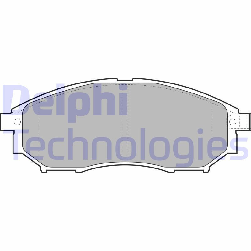 DELPHI LP2030 Klocki hamulcowe Przód dla