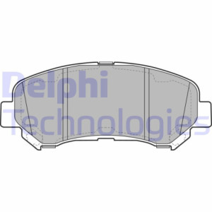 DELPHI LP2031 Brzdové platničky Predné pre