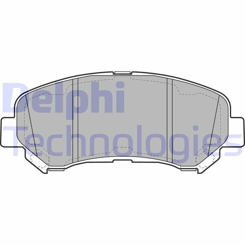 DELPHI LP2031 Bremsbeläge Vorne für