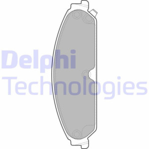 DELPHI LP2033 Brzdové platničky Predné pre
