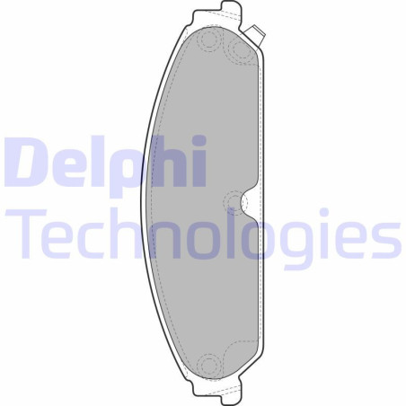DELPHI LP2033 Plaquettes de frein Avant pour