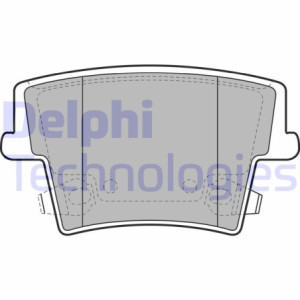 DELPHI LP2035 Brzdové platničky Zadné pre