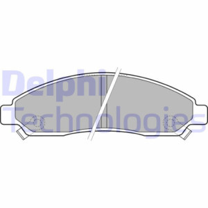 DELPHI LP2037 Pastiglie freno Anteriore per