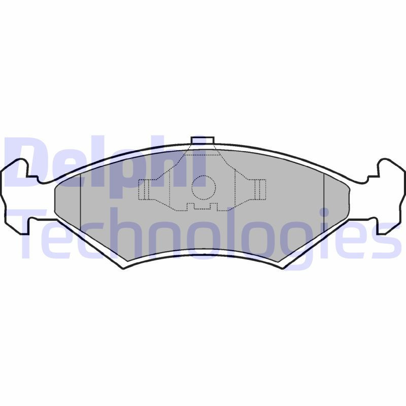 DELPHI LP204 Pastiglie freno Anteriore per