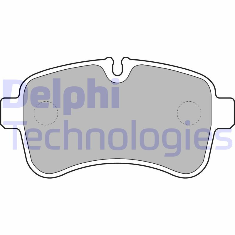 DELPHI LP2040 Brake Pads Set Rear for