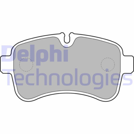 DELPHI LP2040 Bremsbeläge Hinten für