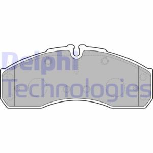 DELPHI LP2042 Brzdové platničky Predné pre