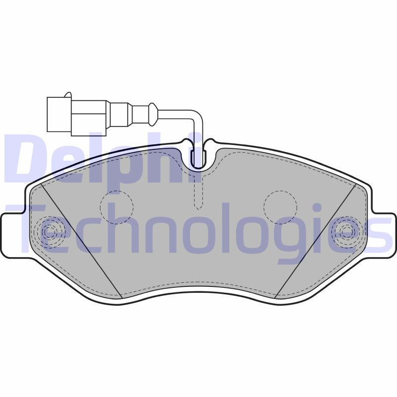 DELPHI LP2043 Pastiglie freno Anteriore per