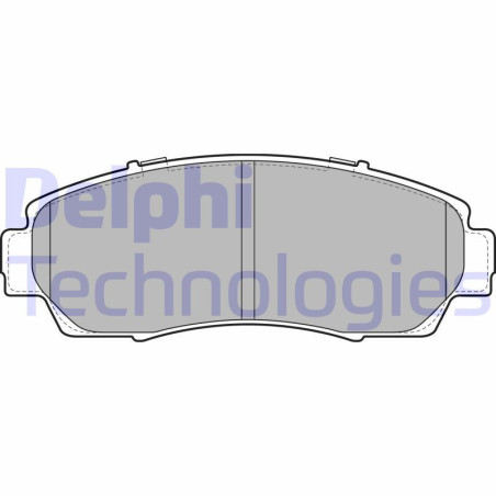 DELPHI LP2046 Brzdové platničky Predné pre