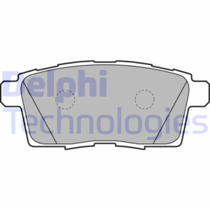 DELPHI LP2052 Pastiglie freno Posteriore per