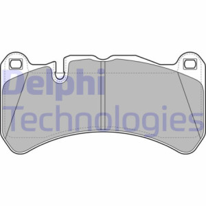 DELPHI LP2053 Pastiglie freno Anteriore per