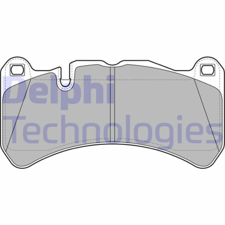 DELPHI LP2053 Pastiglie freno Anteriore per
