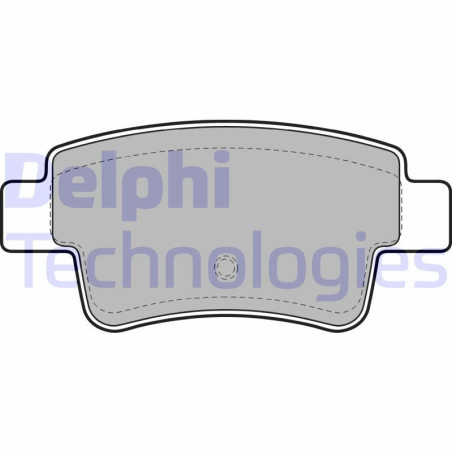 DELPHI LP2055 Brake Pads Set Rear for Citroen C4 Picasso