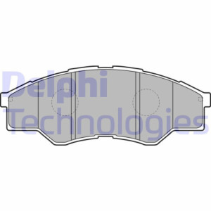 DELPHI LP2060 Brzdové platničky Predné pre