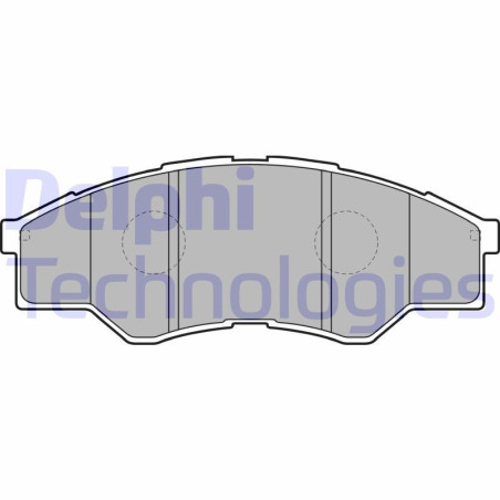 DELPHI LP2060 Pastiglie freno Anteriore per