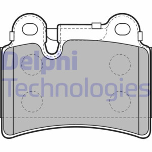 DELPHI LP2061 Brzdové platničky Zadné pre