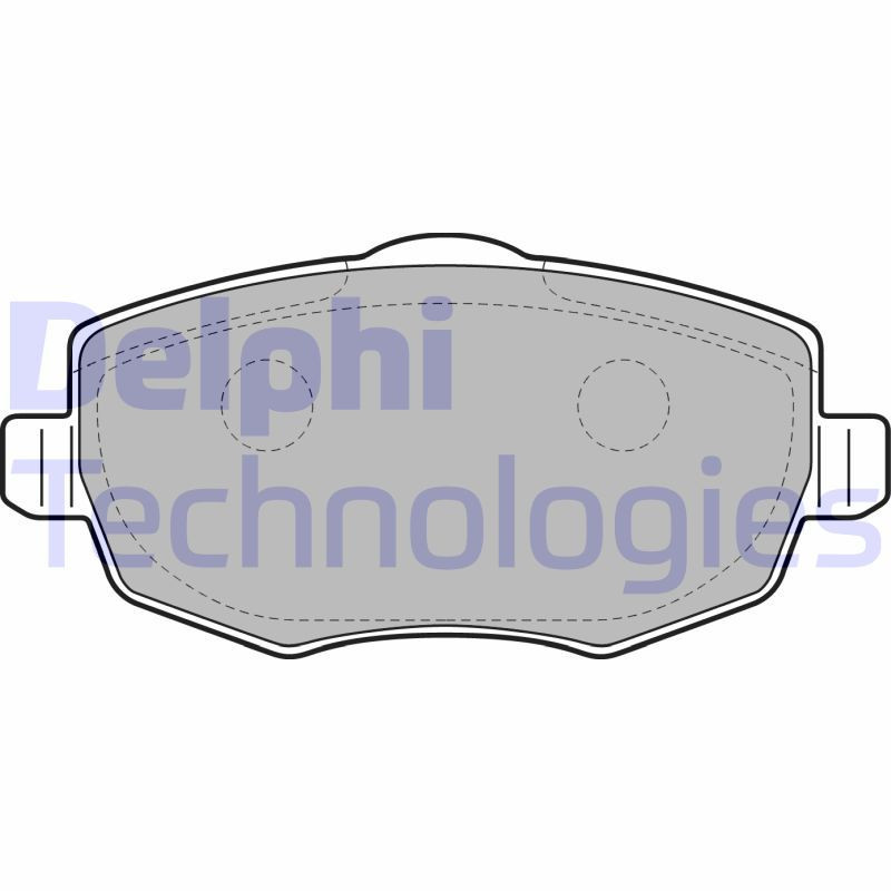 DELPHI LP2064 Brake Pads Set Front for