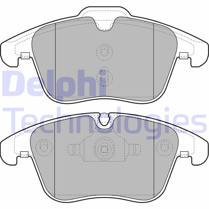 DELPHI LP2065 Brake Pads Set Front for