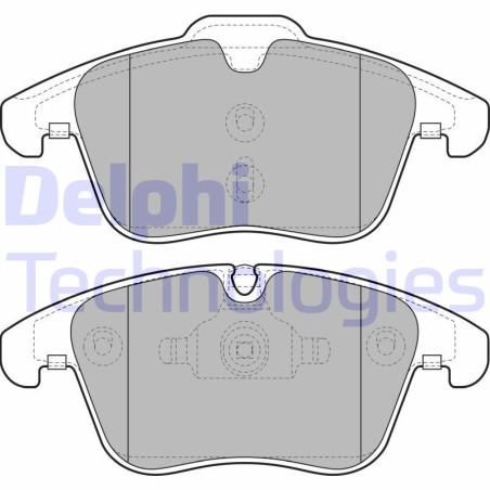 DELPHI LP2065 Plaquettes de frein Avant pour