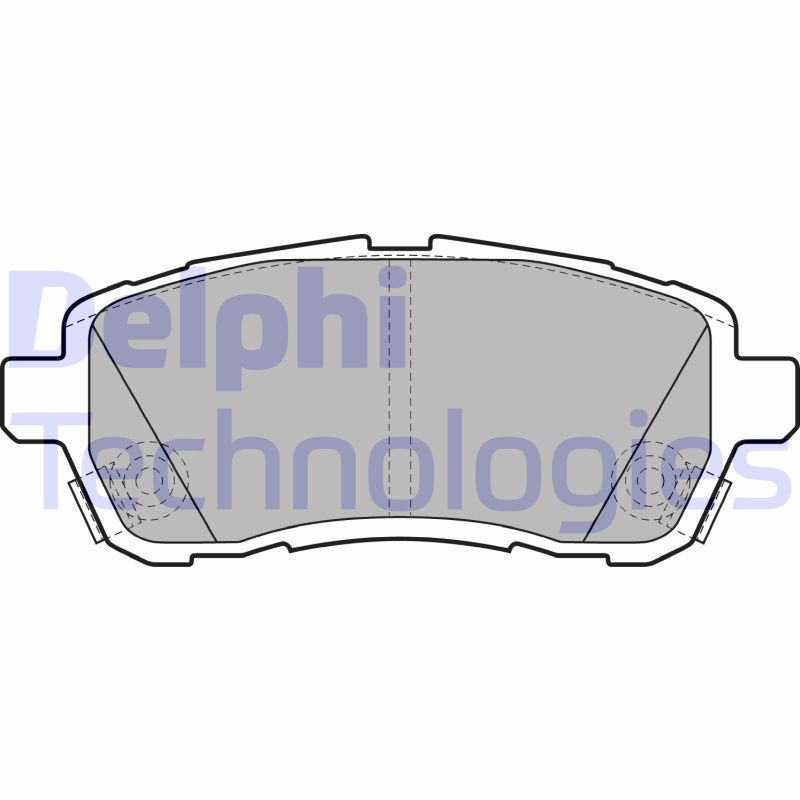 DELPHI LP2069 Plaquettes de frein Avant pour