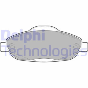 DELPHI LP2070 Pastillas de freno Delantero para