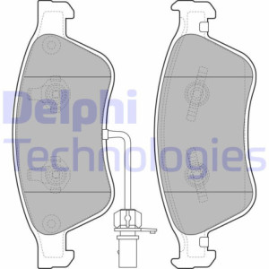 DELPHI LP2072 Brzdové platničky Predné pre