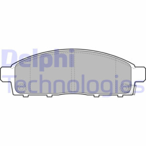 DELPHI LP2074 Pastillas de freno Delantero para