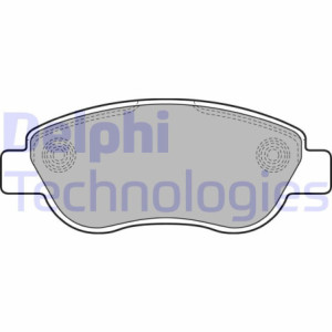 DELPHI LP2075 Pastiglie freno Anteriore per