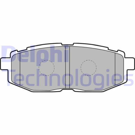 DELPHI LP2076 Brake Pads Set Rear for