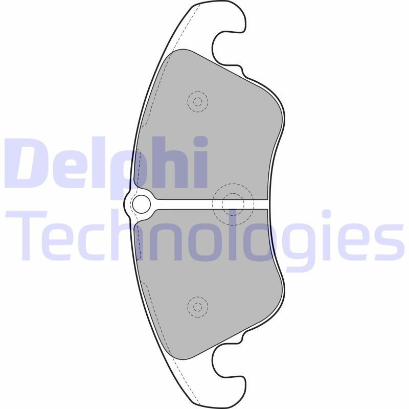 DELPHI LP2077 Pastiglie freno