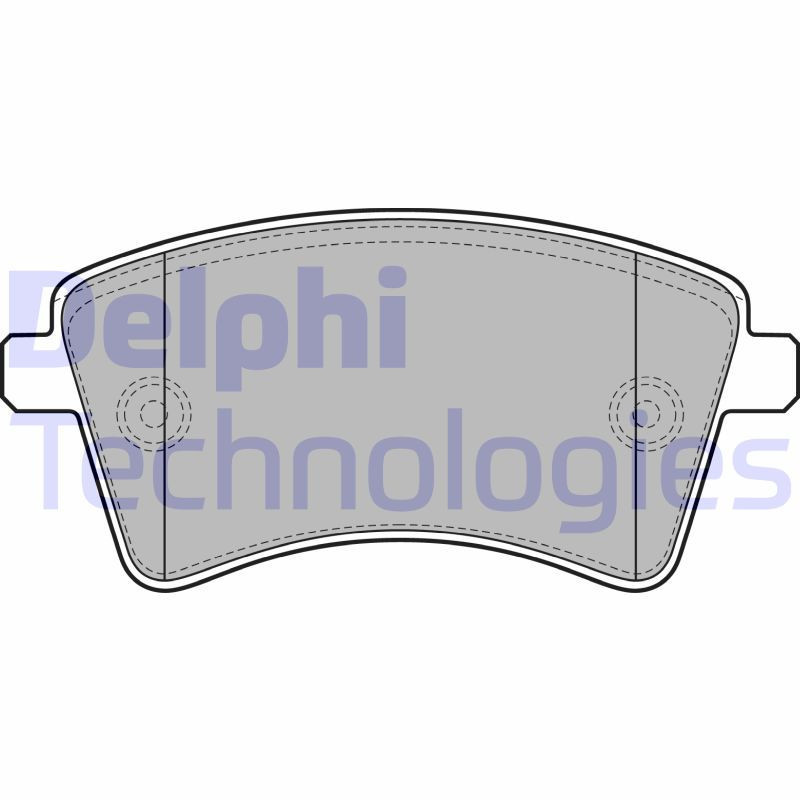 DELPHI LP2078 Brzdové platničky