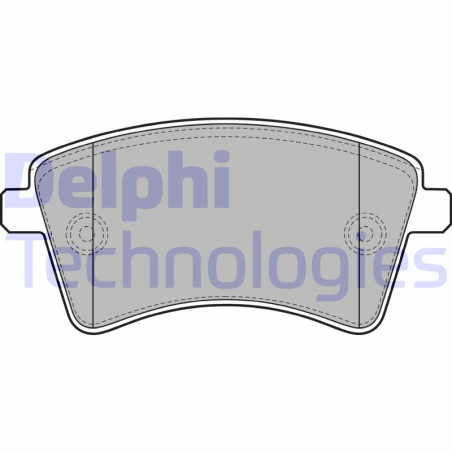 DELPHI LP2078 Pastillas de freno