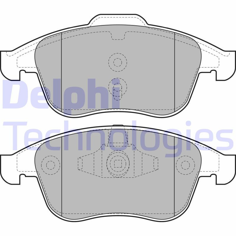 DELPHI LP2079 Brake Pads Set Front for