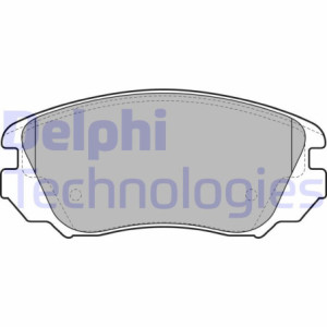 DELPHI LP2080 Pastillas de freno Delantero para
